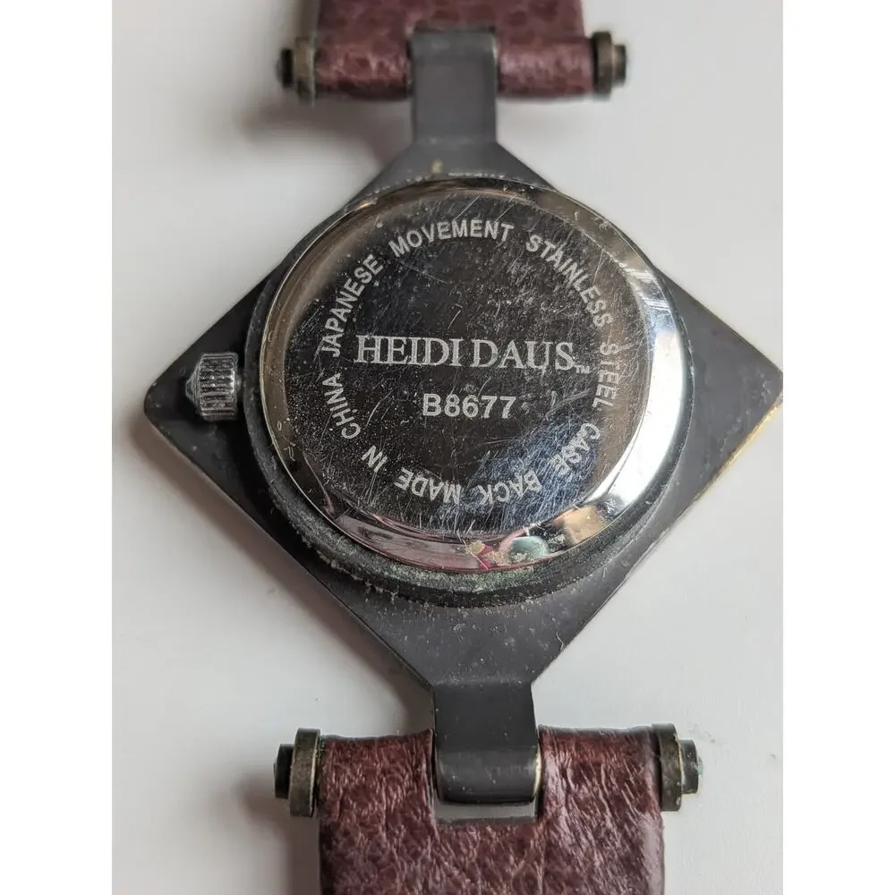 Heidi Daus Lot of 3 Crystal Bejeweled Quartz Watches Bangle Strap Set